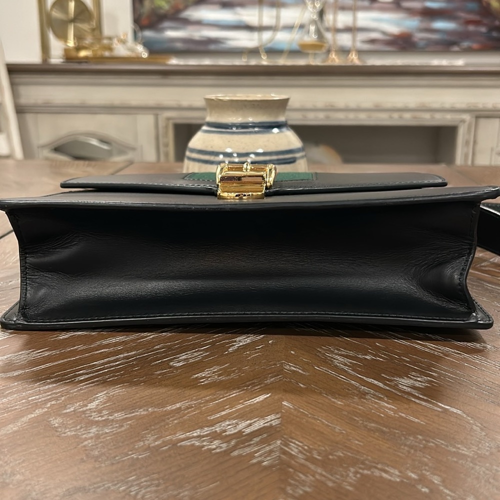 SOLD GUCCI Sylvie 2 WAY Bag Leather Shoulder Bag - Picture 9 of 13